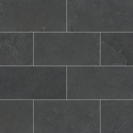 Msi Montauk Black 3 in.  X 6 in.  Gauged Slate Floor And Wall Tile, 8PK ZOR-NS-0085